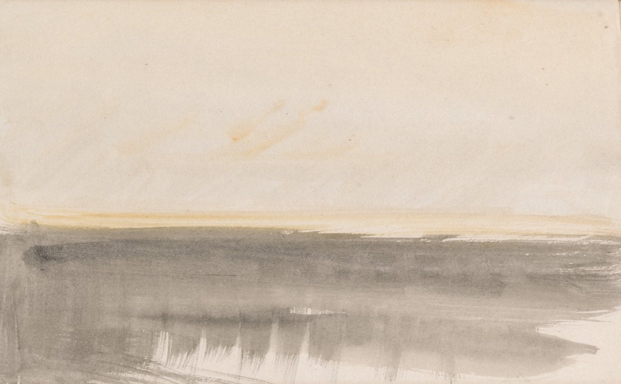 O caderno de desenhos do canal de Joseph Mallord William Turner