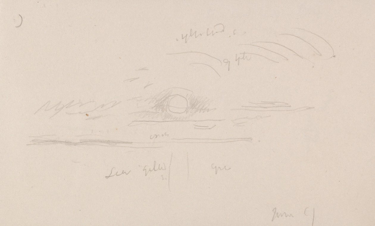 O caderno de desenhos do canal de Joseph Mallord William Turner