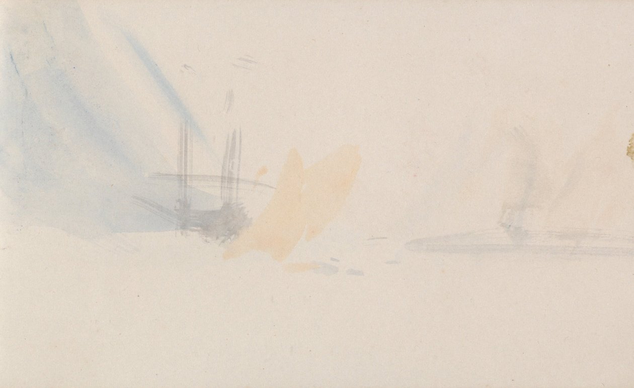 O caderno de desenhos do canal de Joseph Mallord William Turner