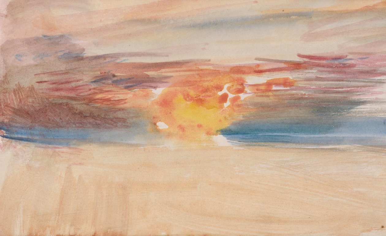 O caderno de desenhos do canal de Joseph Mallord William Turner