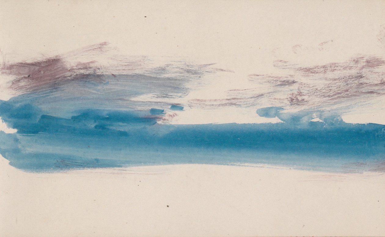 O caderno de desenhos do canal de Joseph Mallord William Turner