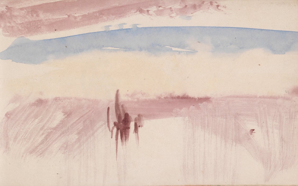 O caderno de desenhos do canal de Joseph Mallord William Turner