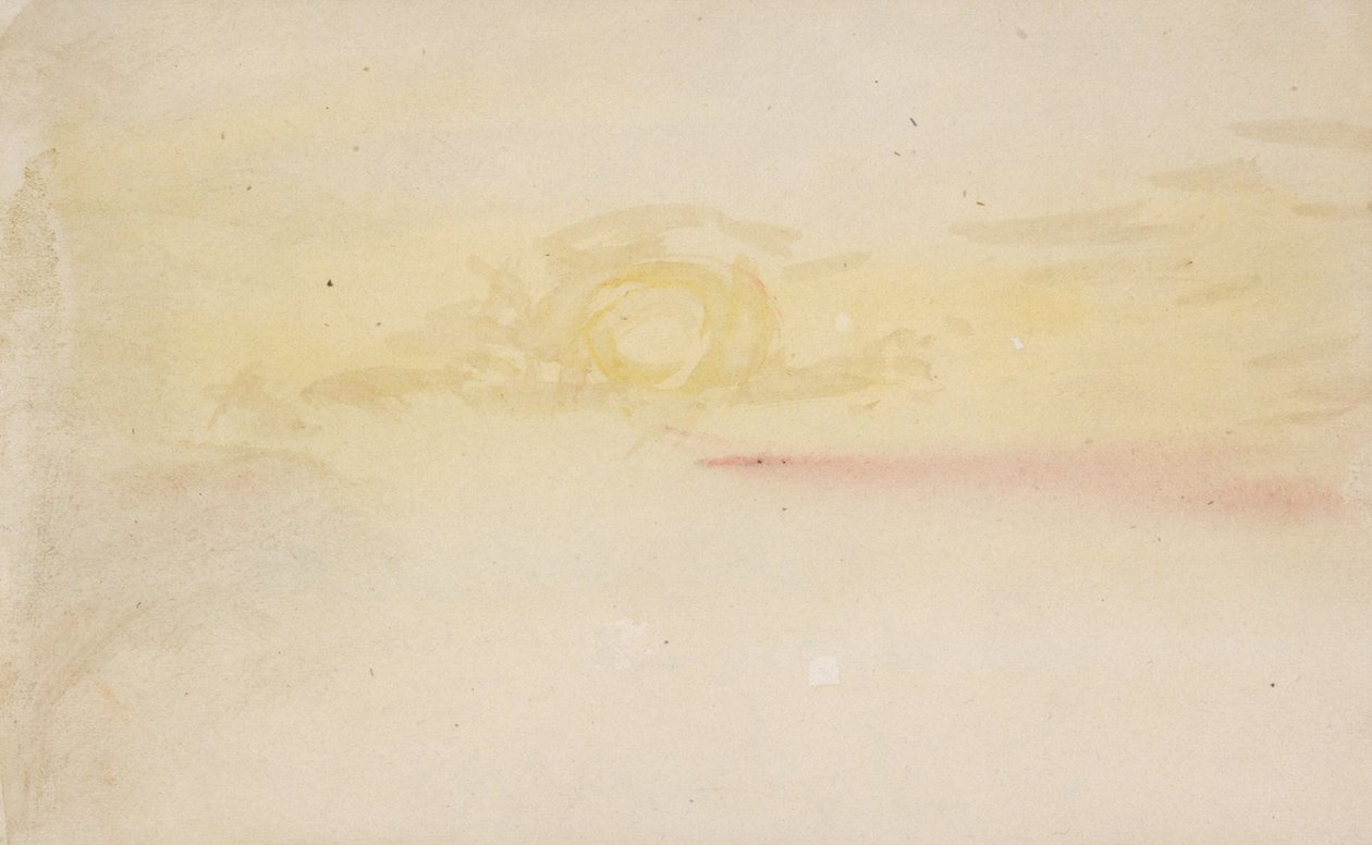 O caderno de desenhos do canal de Joseph Mallord William Turner