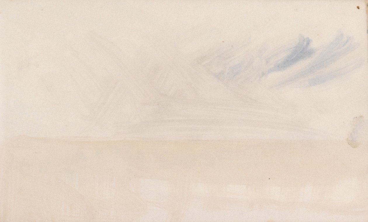 O caderno de desenhos do canal de Joseph Mallord William Turner