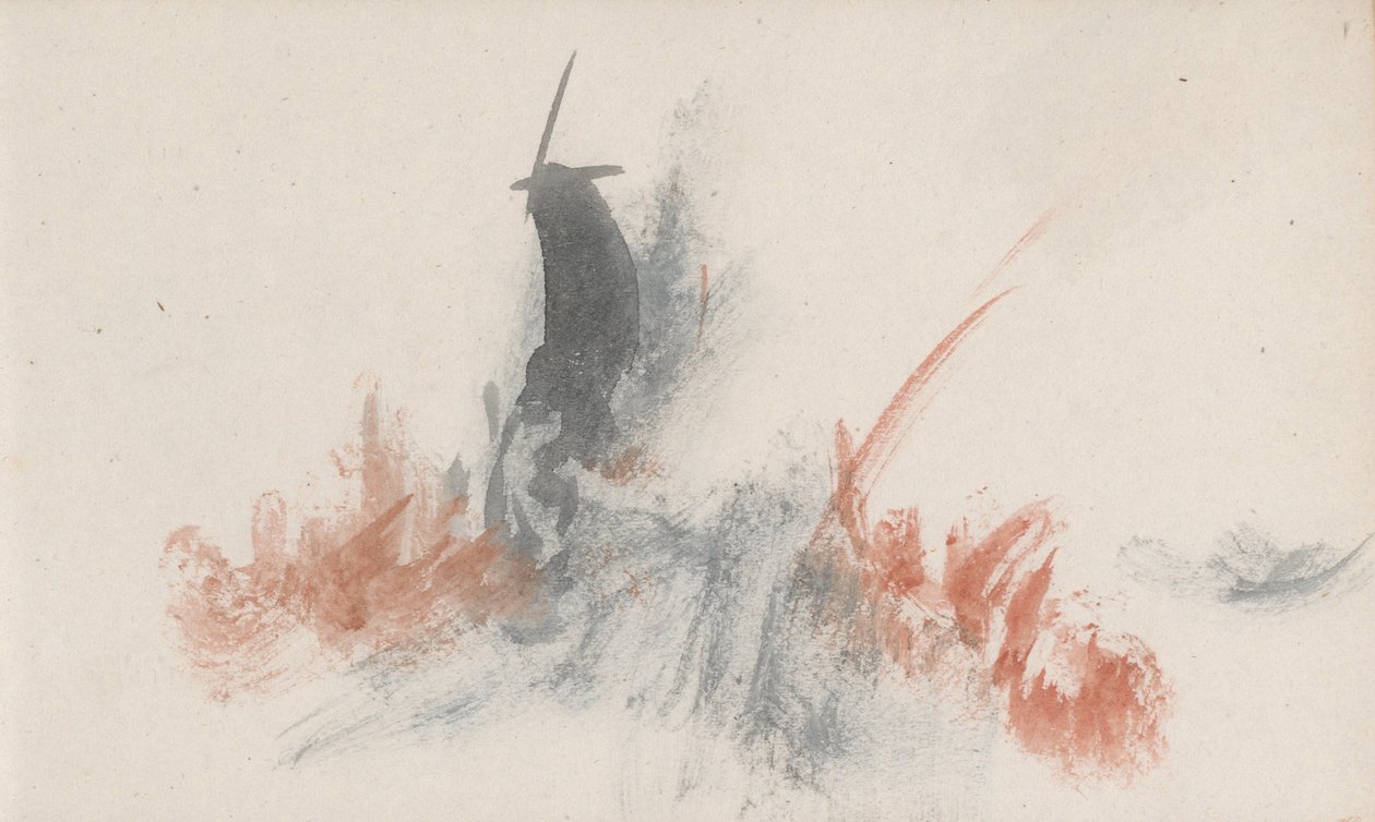 O caderno de desenhos do canal de Joseph Mallord William Turner