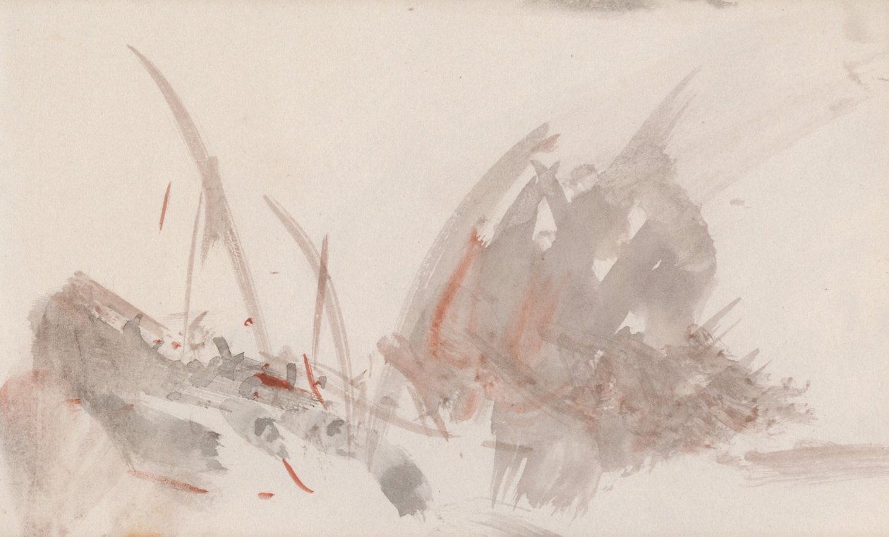 O caderno de desenhos do canal de Joseph Mallord William Turner