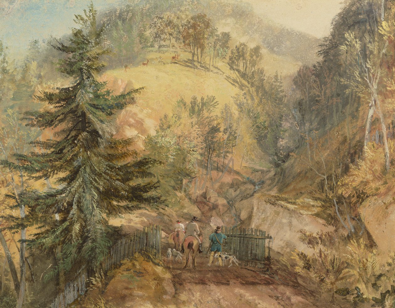O Chevin, Otley, c.1818 de Joseph Mallord William Turner