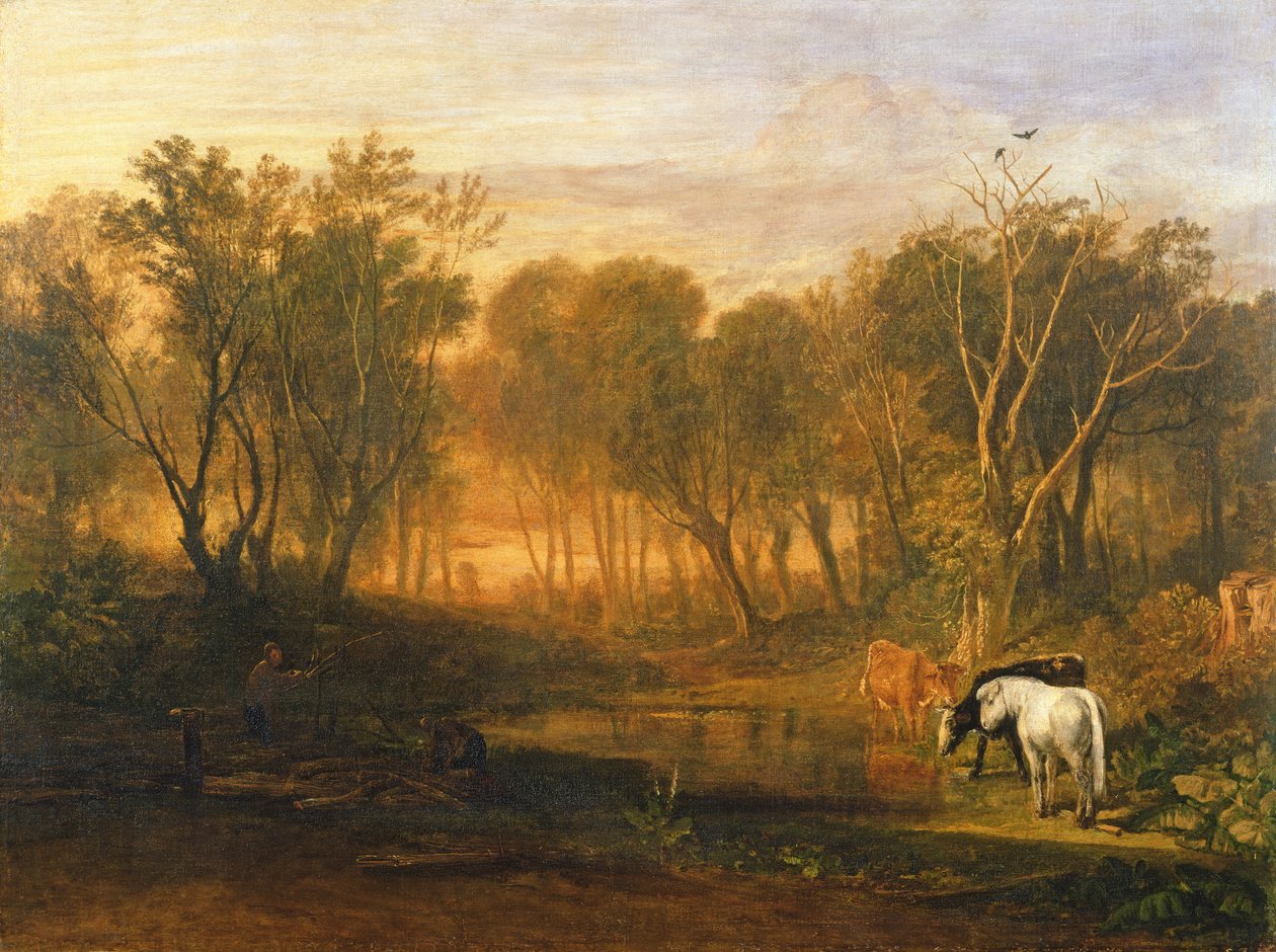 A floresta de Bere, c.1808 de Joseph Mallord William Turner
