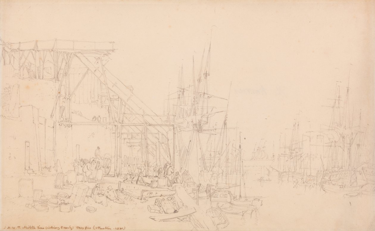O Hurries, carregamento de barcos de carvão, North Shields de Joseph Mallord William Turner