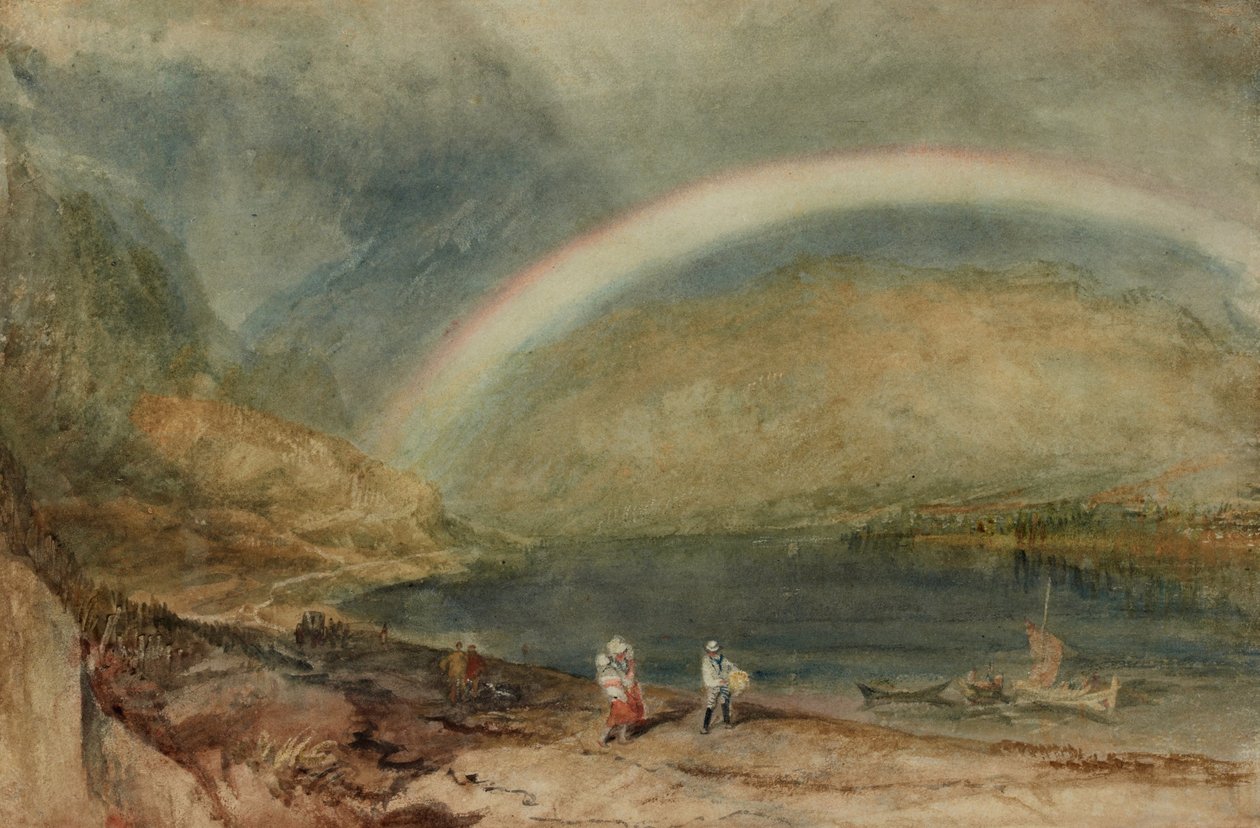 O arco-íris Osterspai e Filsen de Joseph Mallord William Turner