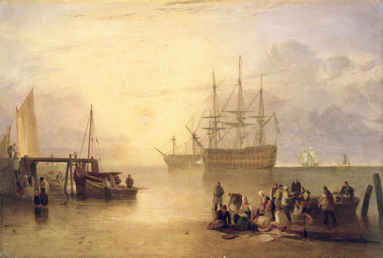 O Sol Nascendo através do Vapor, c.1809 de Joseph Mallord William Turner