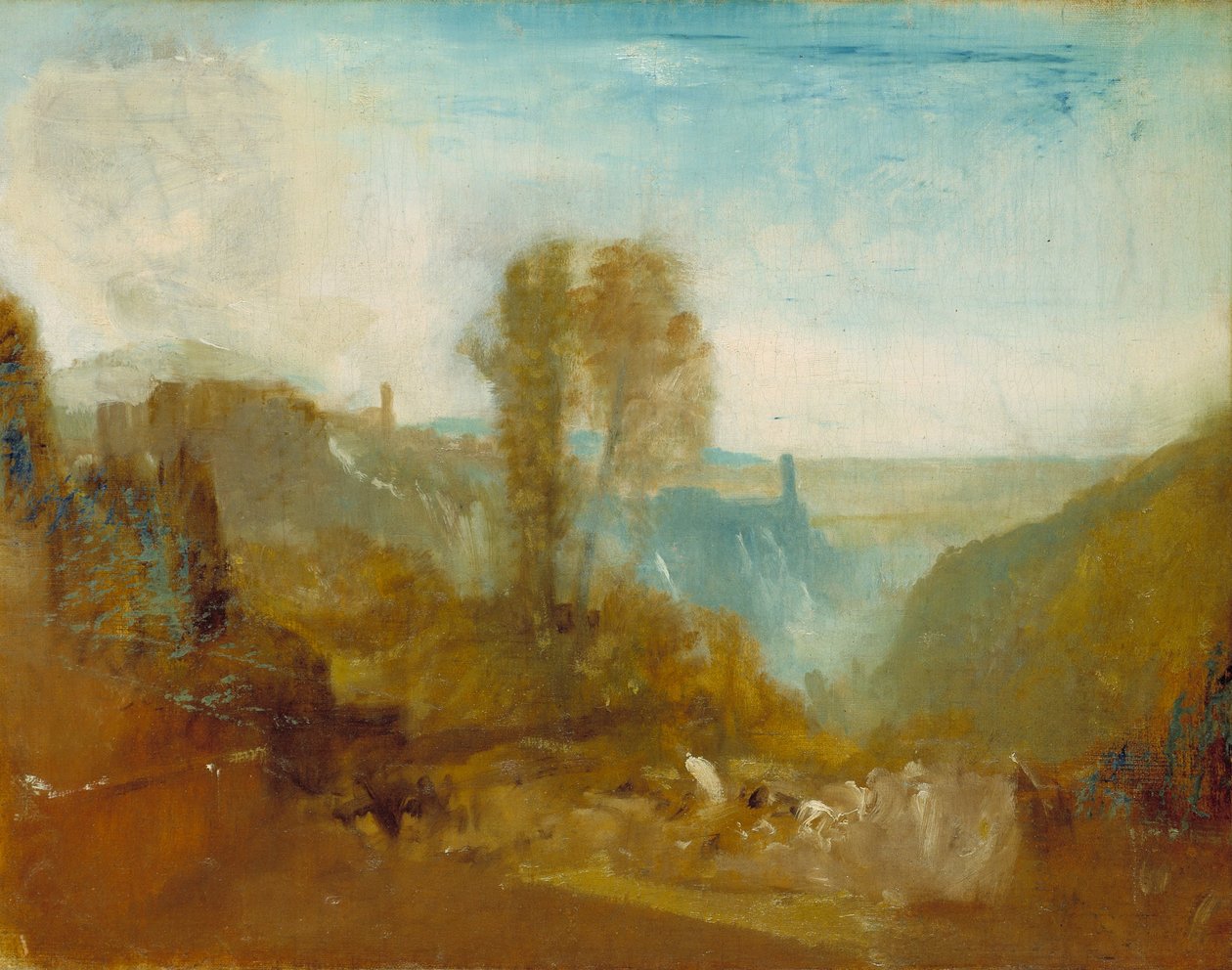 Tivoli, a Cascatelle de Joseph Mallord William Turner
