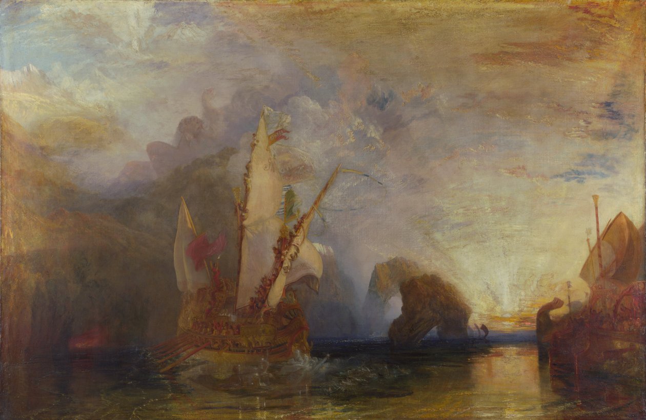 Ulysses ridicularizando Polifemo de Joseph Mallord William Turner