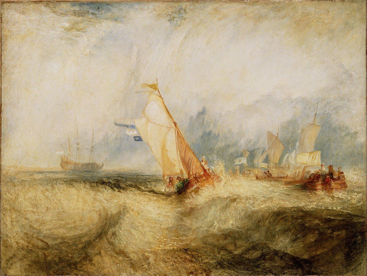 Van Tromp, prestes a agradar seus mestres de Joseph Mallord William Turner