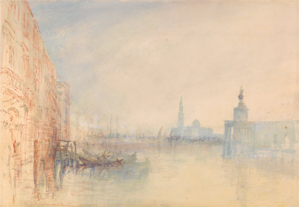 Veneza, a boca do Grande Canal de Joseph Mallord William Turner