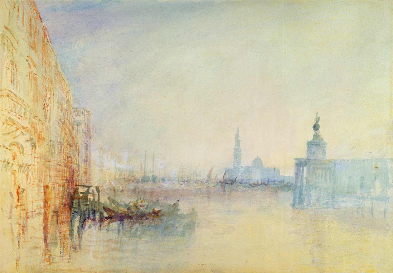 Veneza, a boca do Grande Canal, c.1840 de Joseph Mallord William Turner