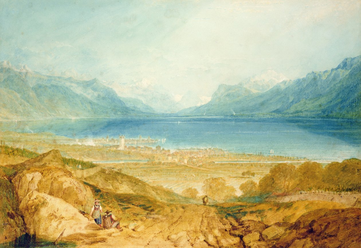 Vevey, Lago de Genebra de Joseph Mallord William Turner