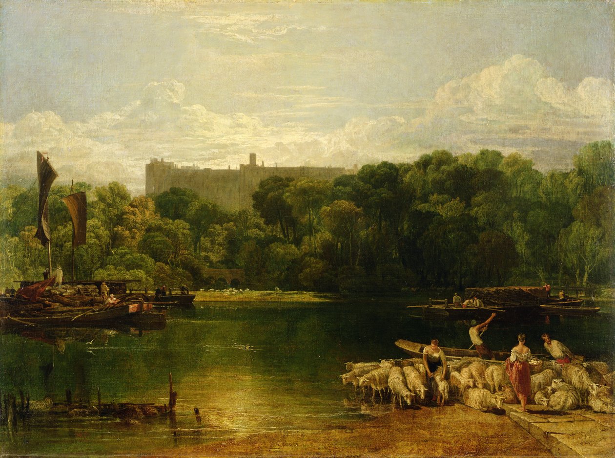 Castelo de Windsor do Tamisa, c.1805 de Joseph Mallord William Turner