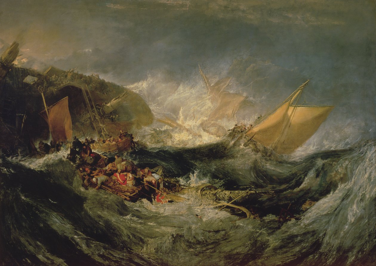 Naufrágio de um navio de transporte de Joseph Mallord William Turner