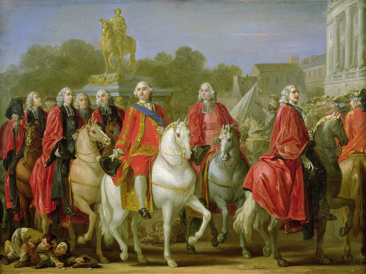 Inauguração da Praça Luís XV, 20 de junho de 1763 de Joseph Marie, the Elder Vien