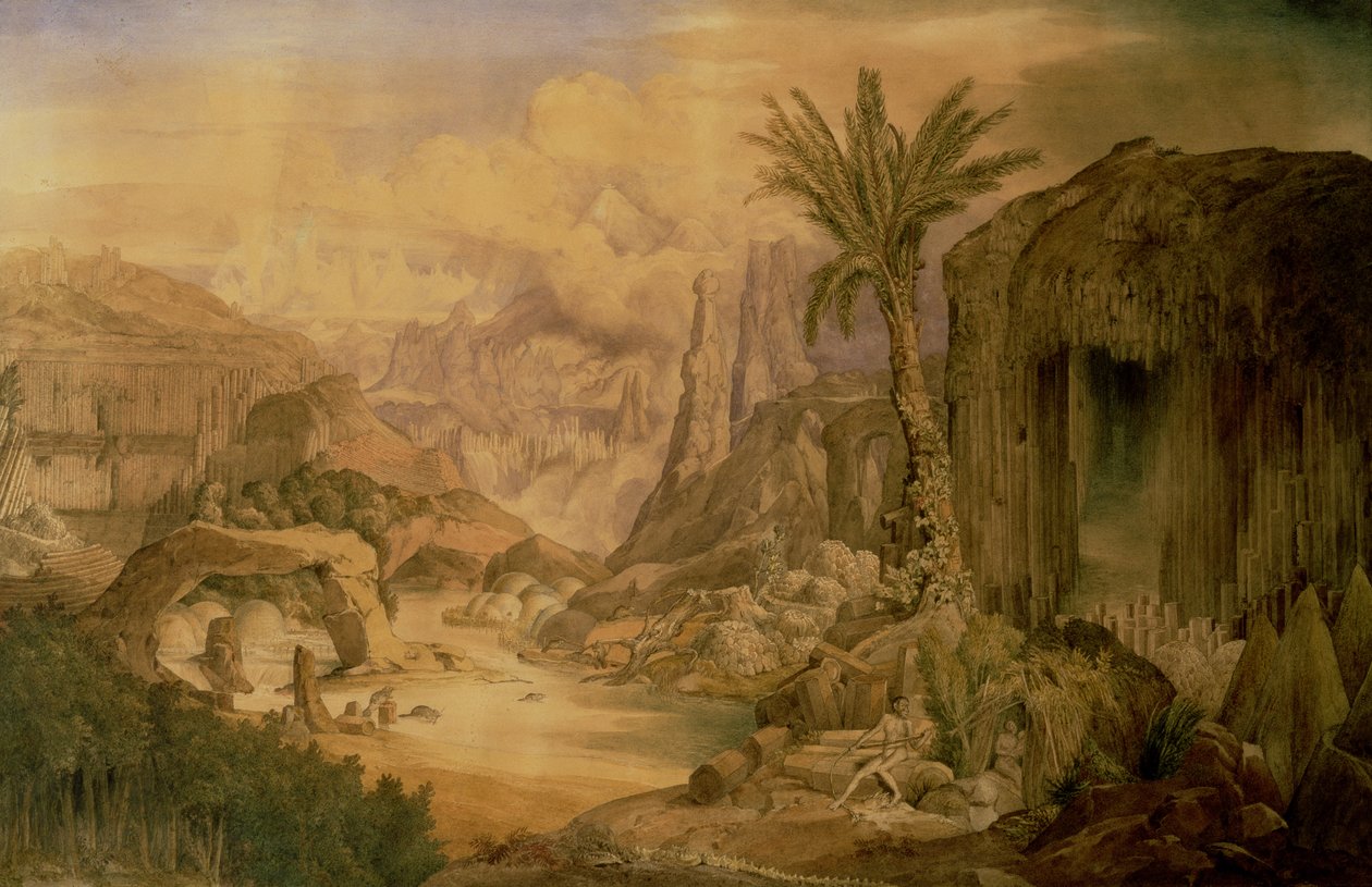 Arquitetura: seu modelo natural, c.1838 de Joseph Michael Gandy