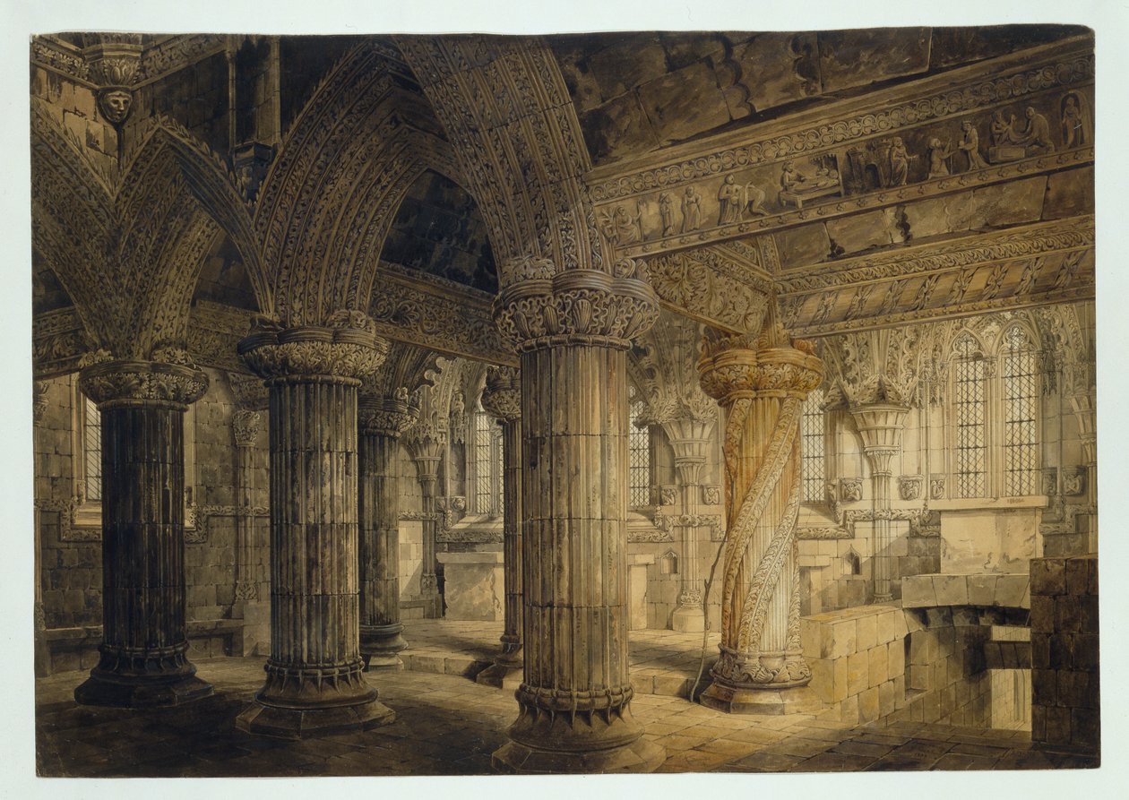 Capela de Roslyn, 1810 de Joseph Michael Gandy