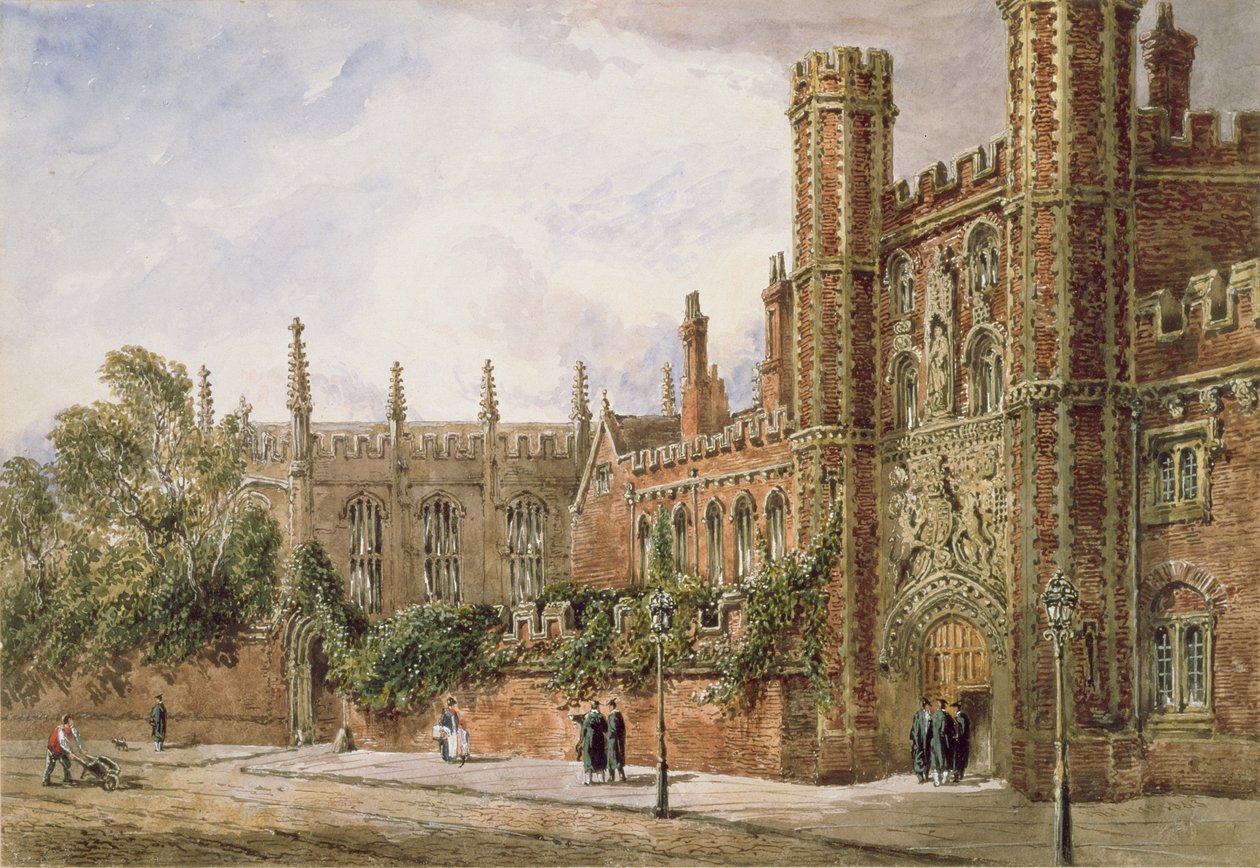Faculdade de St. John, Cambridge, 1843 de Joseph Murray Ince