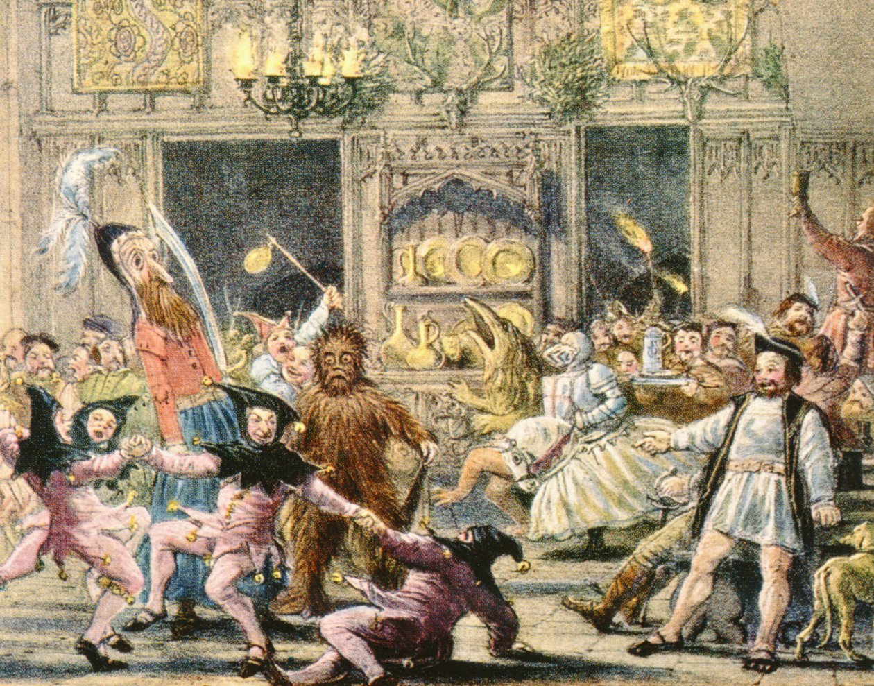 Décima segunda noite Tudor Revels (ver também 87430) de Joseph Nash