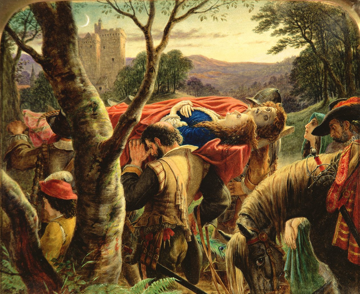 O Dowie Dens de Yarrow de Joseph Noel Paton