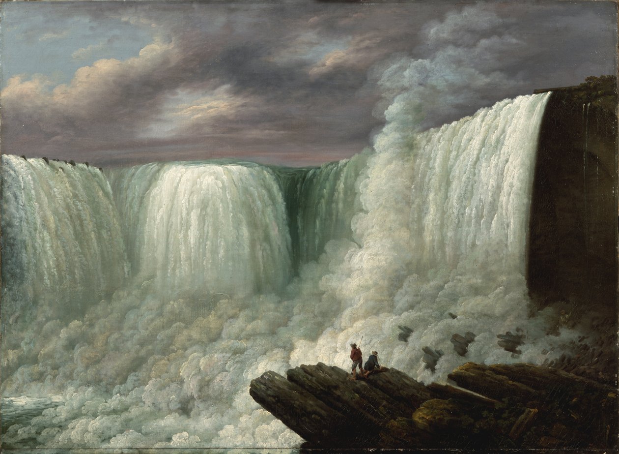 Cataratas do Niágara, 1818 de Joseph Otis Minott