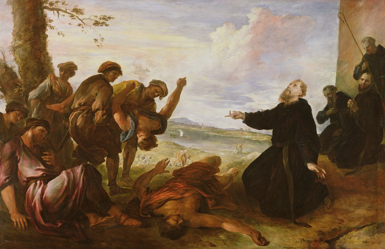 Santo Agostinho ajudando os doentes de Joseph Parrocel