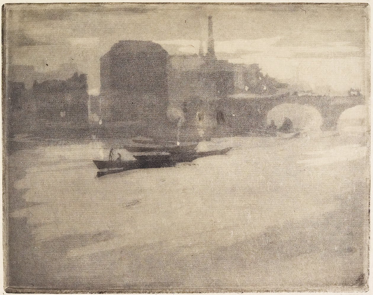 La Tamise (o Tamisa), 1894 de Joseph Pennell
