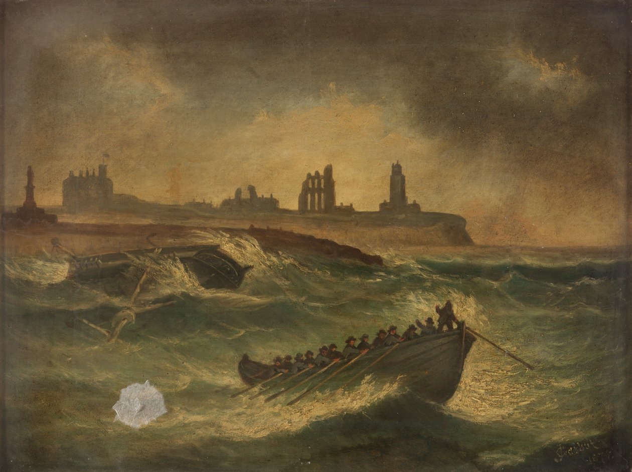 Indo para o naufrágio, 1875 de Joseph 