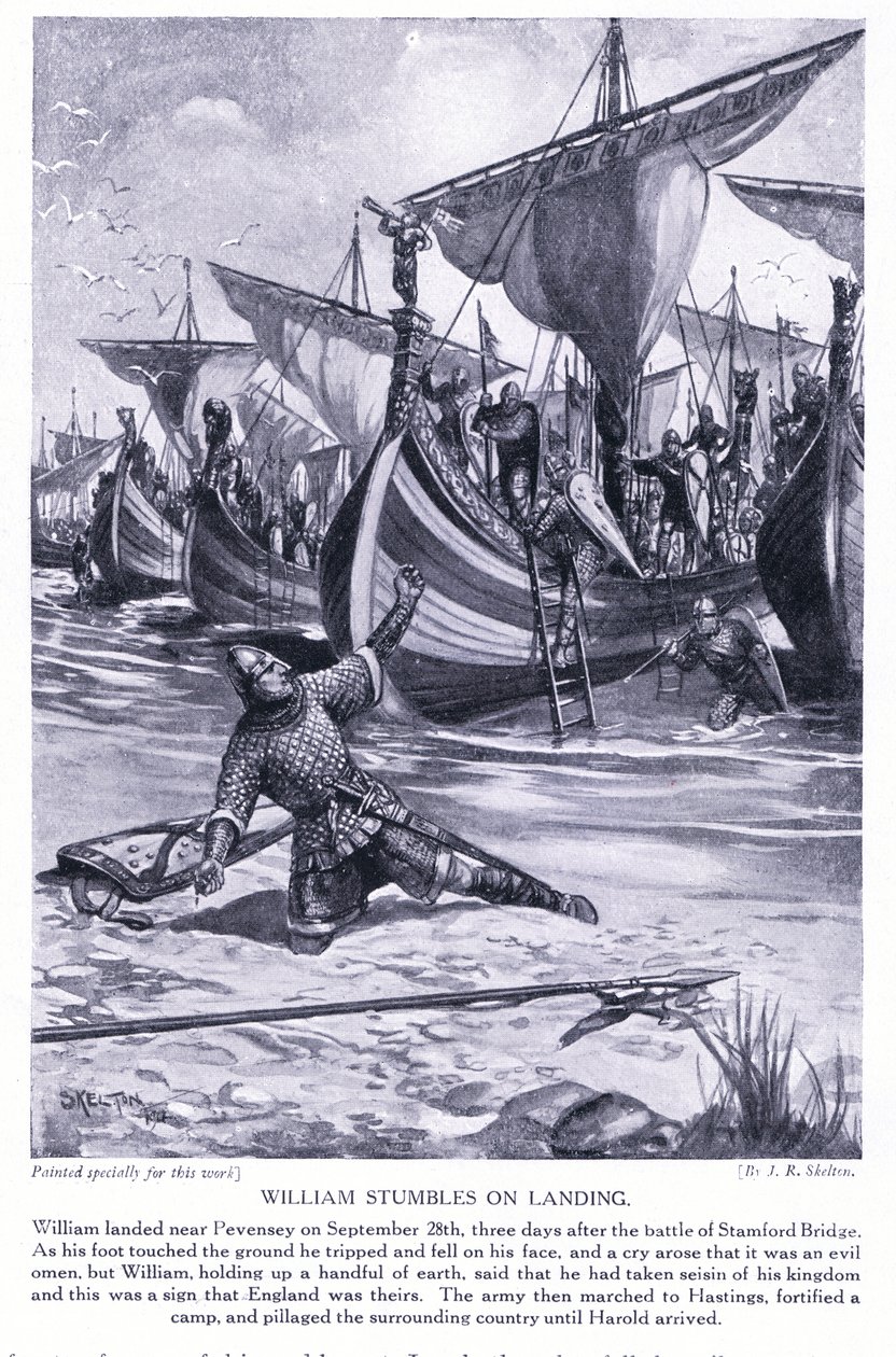 William tropeça no desembarque, década de 1920 de Joseph Ratcliffe Skelton