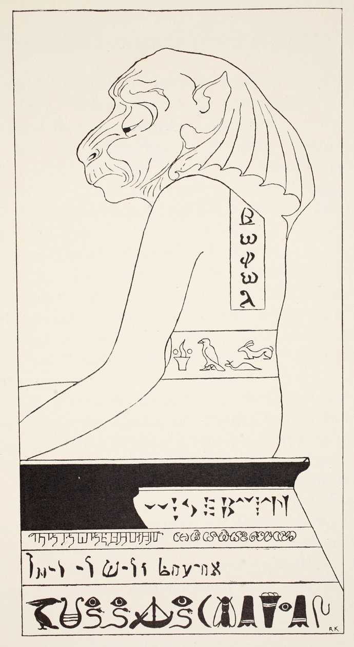 O sábio Baviaan o babuíno cão-dirigido, que é completamente o animal o mais sábio em toda a África do Sul, ilustração "apenas de tão histórias para crianças pequenas" por Rudyard Kipling, bar. Londres, 1951 de Joseph Rudyard Kipling