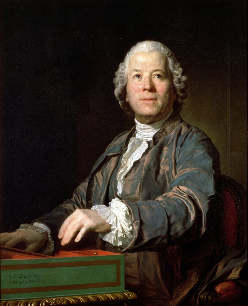 Christoph Willibald Gluck (1714-1787) no espinheiro, 1775 de Joseph Siffred Duplessis