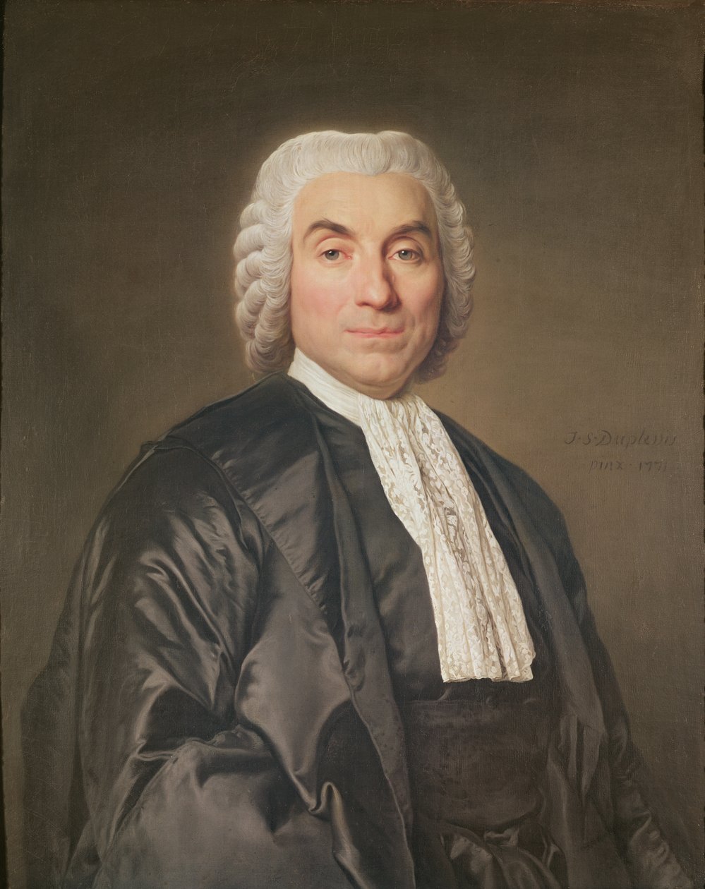 Retrato de JB François, Conde do Michodière, Reitor dos Mercadores de 1772 a 1778 de Joseph Siffred Duplessis