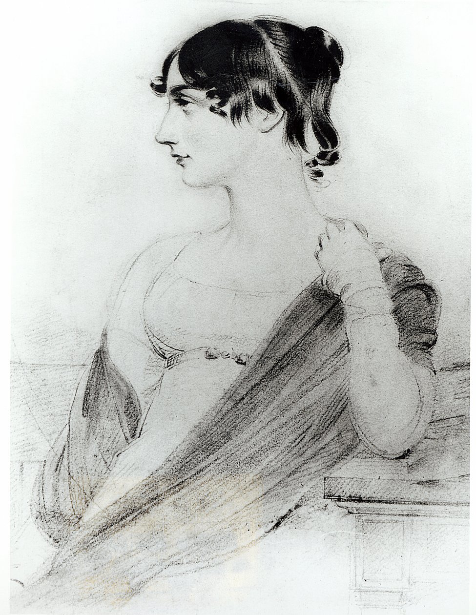 Retrato de Maria Edgeworth (1767-1849) de Joseph Slater