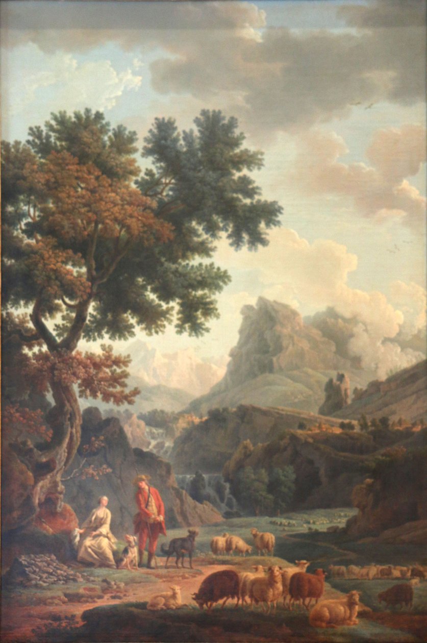 A pastora dos Alpes de Claude Joseph Vernet