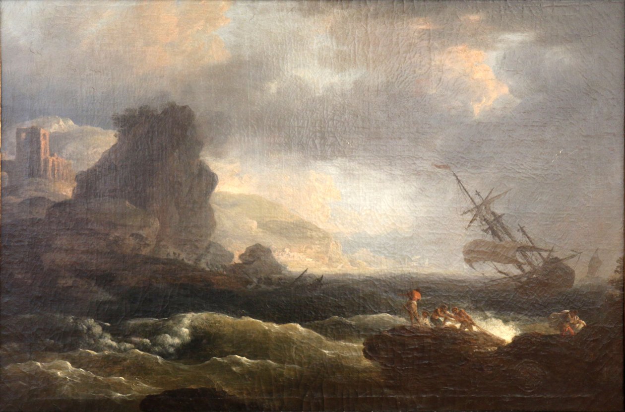 tempestade de Claude Joseph Vernet