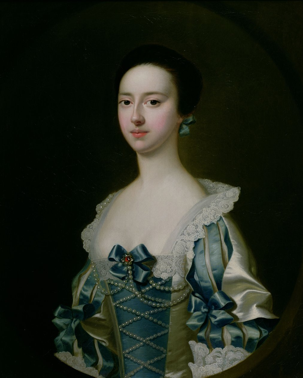 Anne Bateman, mais tarde a Sra. John Gisbourne, 1755 de Joseph Wright of Derby