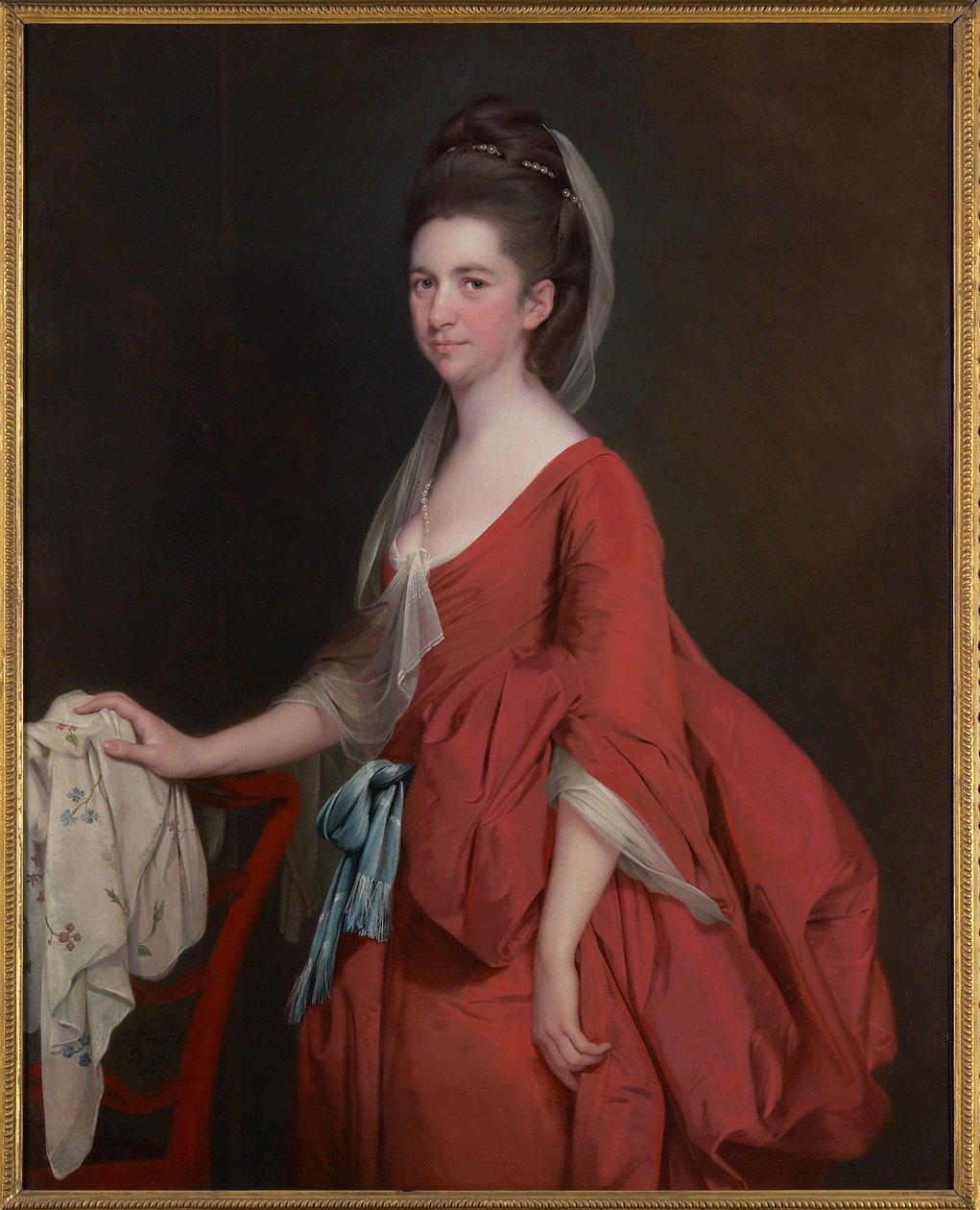 Retrato de Dorothy Beridge, nèe Gladwin (d.1792) 1777 de Joseph Wright of Derby