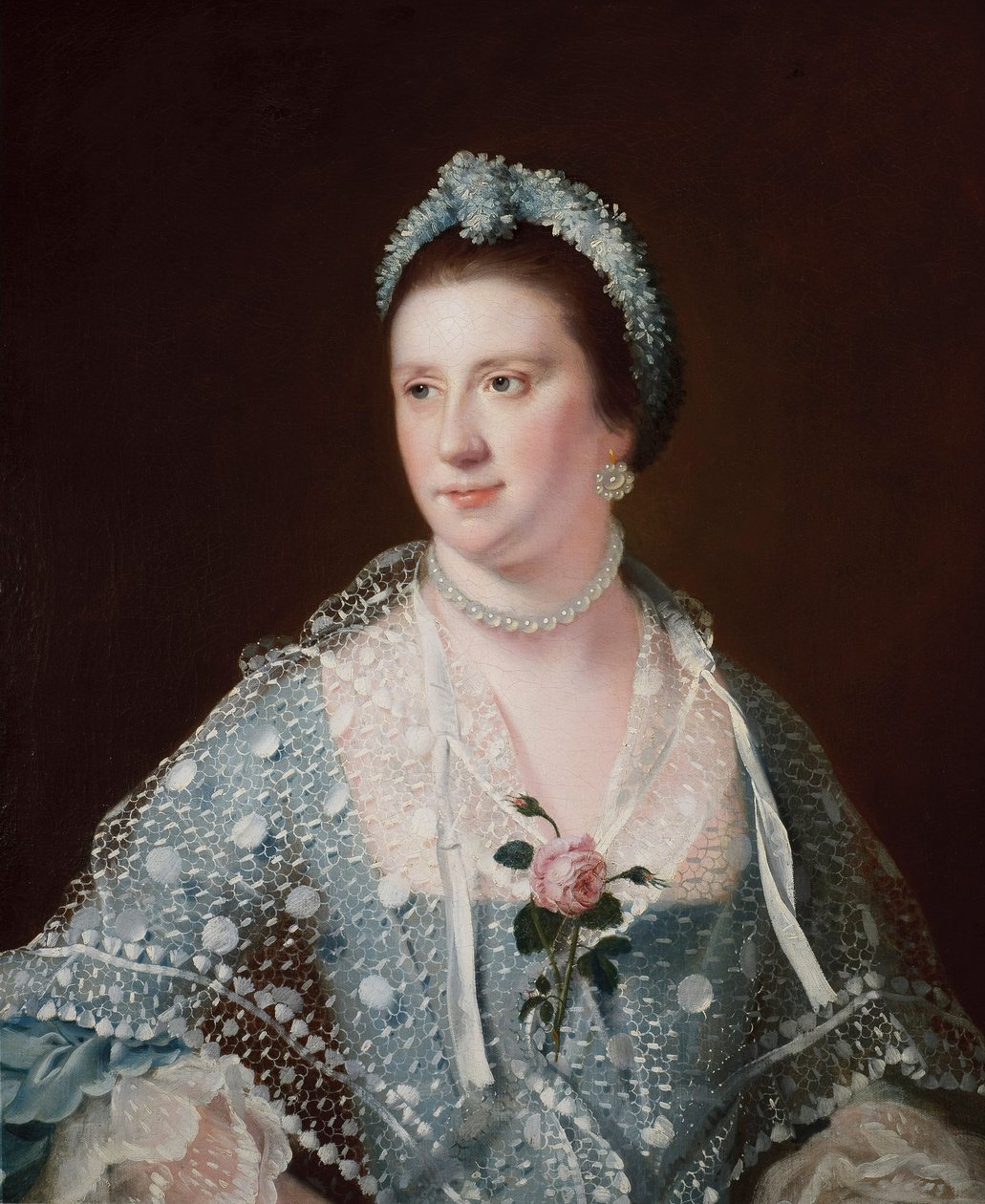 Retrato da Hon Mrs Boyle de Joseph Wright of Derby