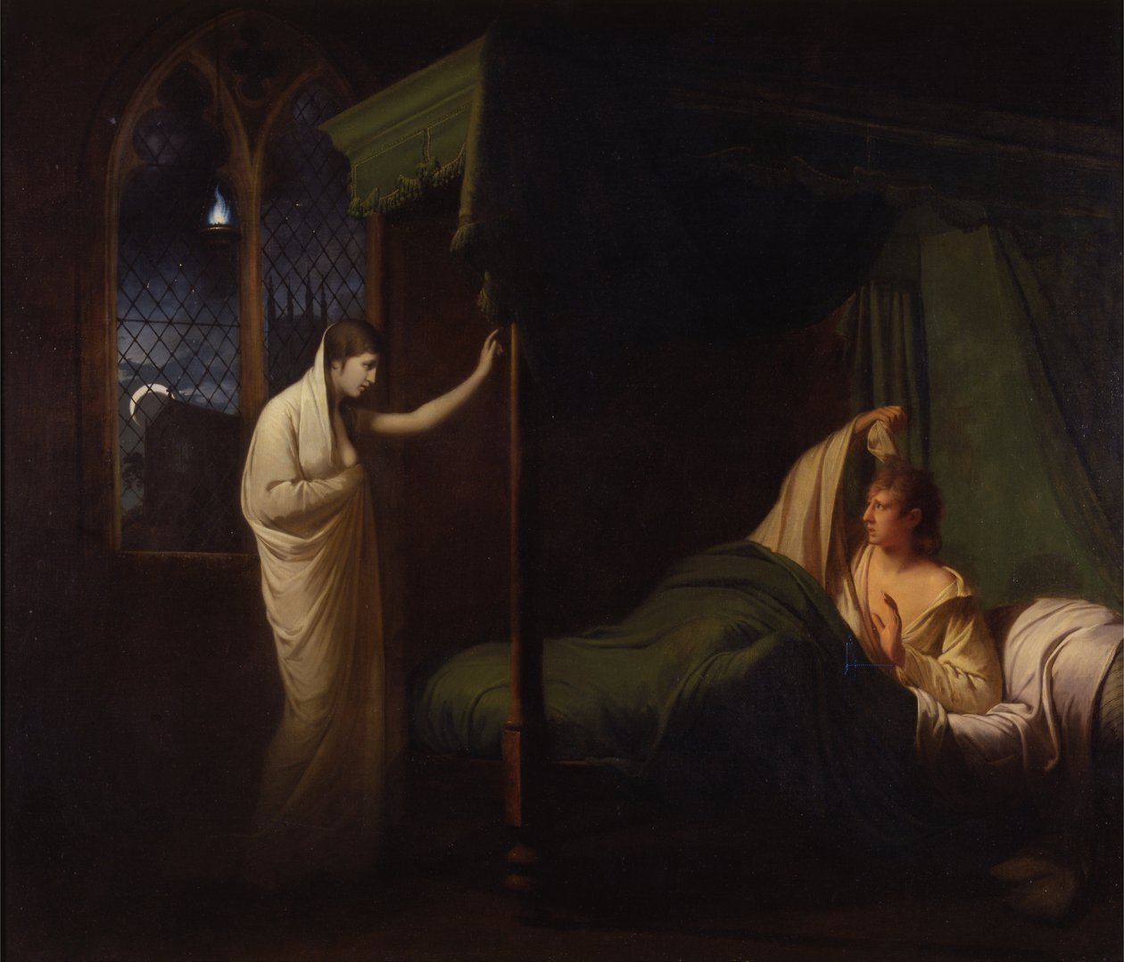 William e Margaret de Percys Reliques da antiga poesia inglesa de Joseph Wright of Derby