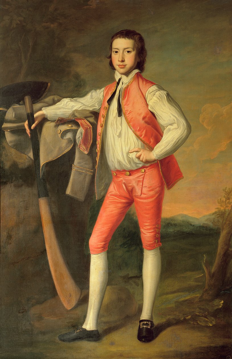 Sir William FitzHerbert como um menino de Joseph Wright of Derby
