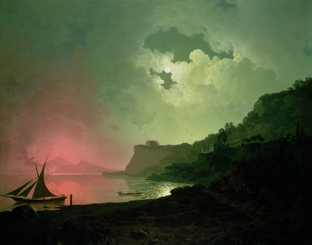 Vesúvio de Joseph Wright of Derby
