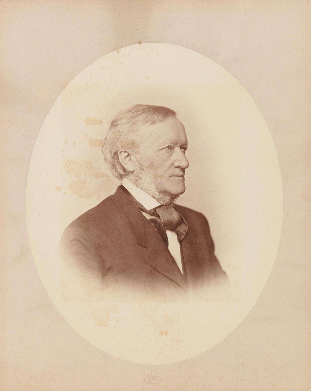 Retrato do compositor Richard Wagner 1813-1883, c. 1870 de Joseph Albert