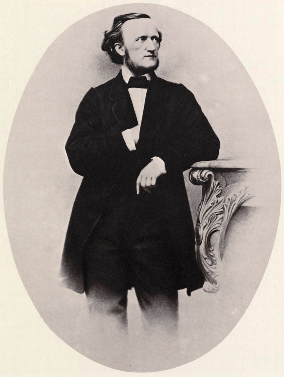 Richard Wagner, compositor alemão, 1864 de Joseph Albert