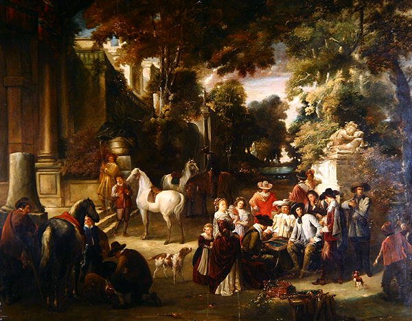 Champetre de Pés (óleo sobre tela) de Joseph Anne Leroy