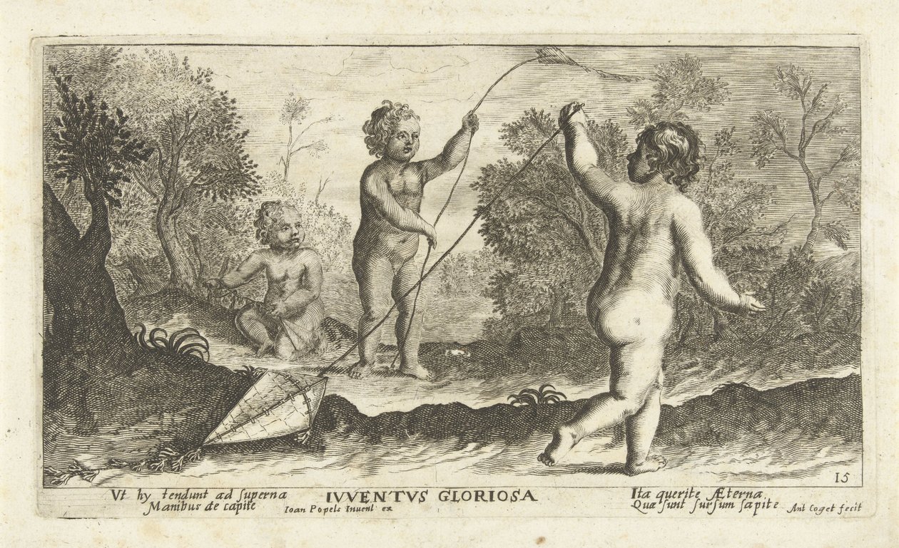Pipas voadoras para crianças
Iuventus gloriosa (título sobre o objecto) de Joseph Antoine Cochet